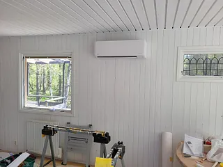 värmefläkt inomhus